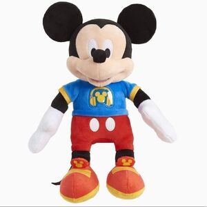 Disney Junior Mickey Mouse Lights Up Singing Fun Kid’s Plush Toy 12” Tall
